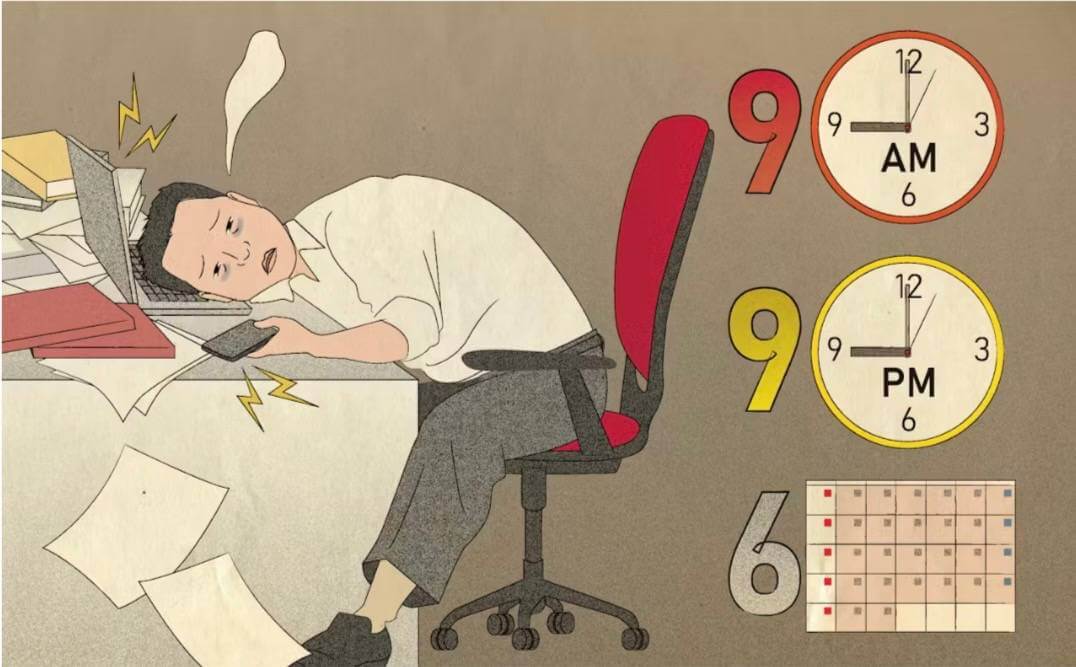 勉強に疲れた学生